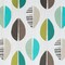 Spring - Aqua Teal Abstract Geometric Upholstery Fabric 54 Inches"